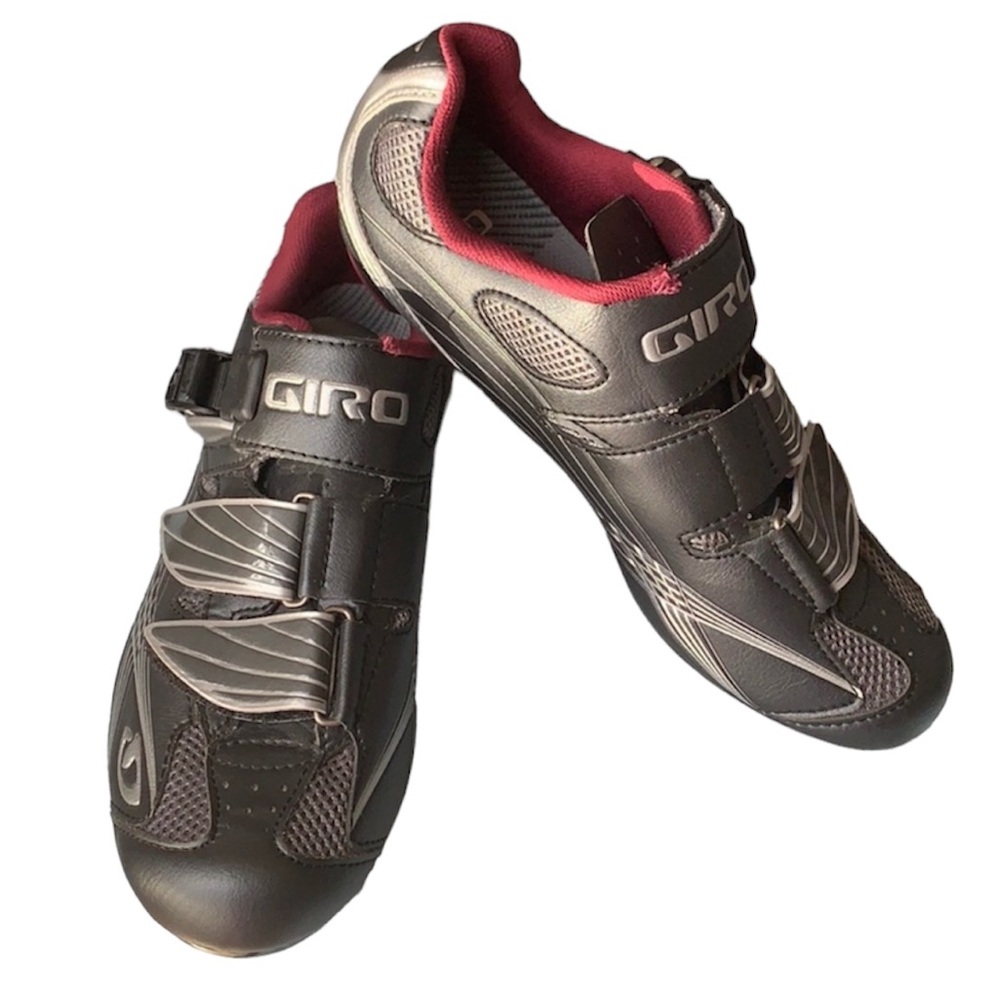 Giro Solara Gunmetal Berry Indoor Outdoor Spin Bike Shoe Size 37.5